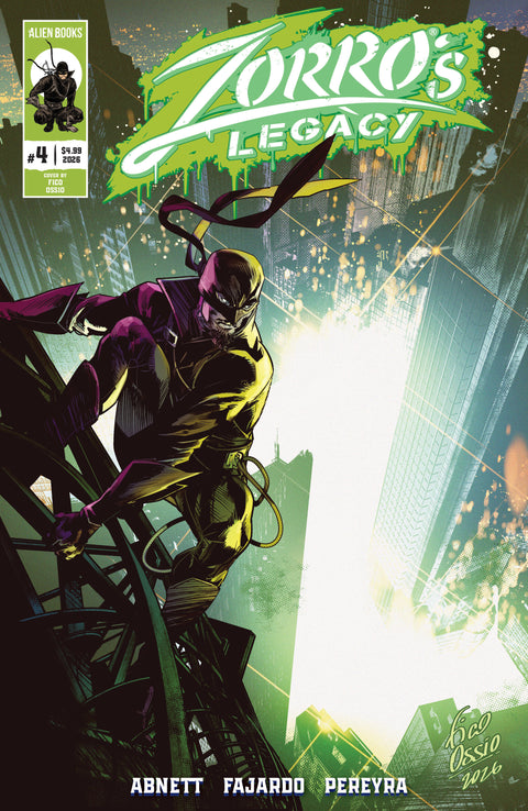 Zorro's Legacy #4 Variant B (Ossio) IDW Publishing Dan Abnett Guillermo Fajardo Fico Ossio