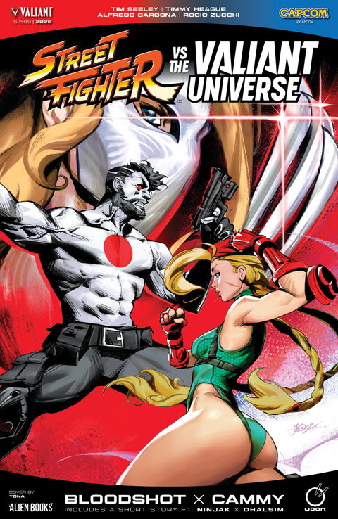 Street Fighter Vs. The Valiant Universe Special Variant B (Yonas) IDW Publishing Timmy Heague Alfredo Cardona Yonas