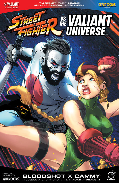 Street Fighter Vs. The Valiant Universe Special Variant C (Itri) IDW Publishing Timmy Heague Alfredo Cardona Marco Itri