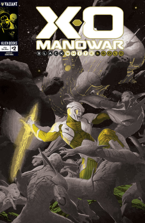 X-O Manowar: Black, White & Gold #2 Variant B (Ribic Black, White & Gold Variant) IDW Publishing Various Various Esad Ribic