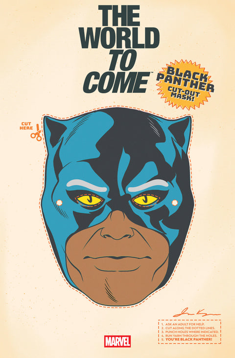 Marvel Knights: The World To Come 4 Comic Retro Halloween Mask Variant Marvel Comics 2025