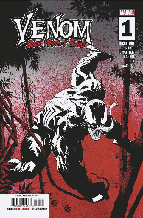 Venom: Black, White & Blood 1 Comic Greg Capullo Marvel Comics 2025