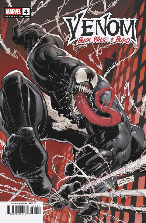 Venom: Black, White & Blood 4 Comic Gerardo Sandoval Variant Marvel Comics 2025