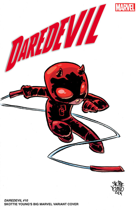 DAREDEVIL #10 SKOTTIE YOUNG'S BIG MARVEL VARIANT Marvel Saladin Ahmed Juann Cabal Skottie Young