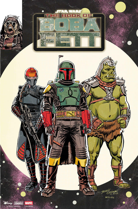 STAR WARS: THE BOOK OF BOBA FETT #1 JERRY ORDWAY VARIANT 1:25 Marvel Rodney Barnes Will Sliney Jerry Ordway