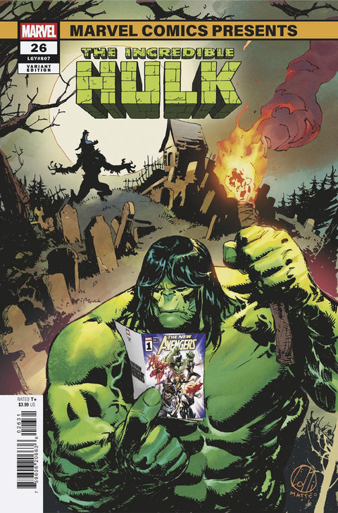 INCREDIBLE HULK #26 MATTEO LOLLI MARVEL COMICS PRESENTS VARIANT Marvel Phillip Kennedy Johnson Nic Klein Matteo Lolli
