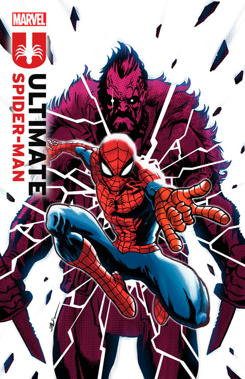 ULTIMATE SPIDER-MAN #13 BEN SU ULTIMATE ONE YEAR IN FOIL VARIANT Marvel Jonathan Hickman Marco Checchetto Benjamin Su