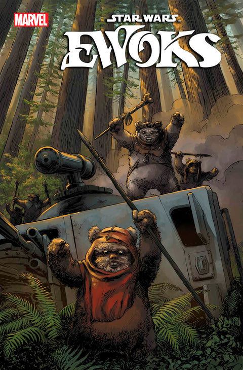 STAR WARS: EWOKS #2 DAVE WACHTER VARIANT Marvel Steve Orlando Laura Braga Dave Wachter