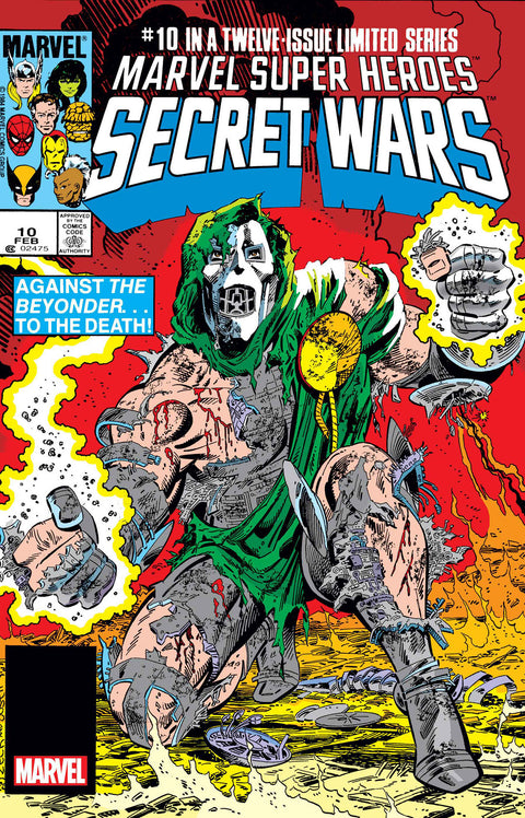 MARVEL SUPER HEROES SECRET WARS #10 FACSIMILE EDITION FOIL VARIANT Marvel Jim Shooter Bob Layton Bob Layton