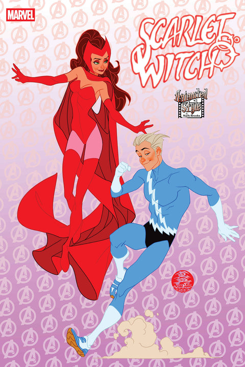 SCARLET WITCH #9 MARK BROOKS ANIMATED-STYLE VARIANT Marvel Steve Orlando Jacopo Camagni Mark Brooks