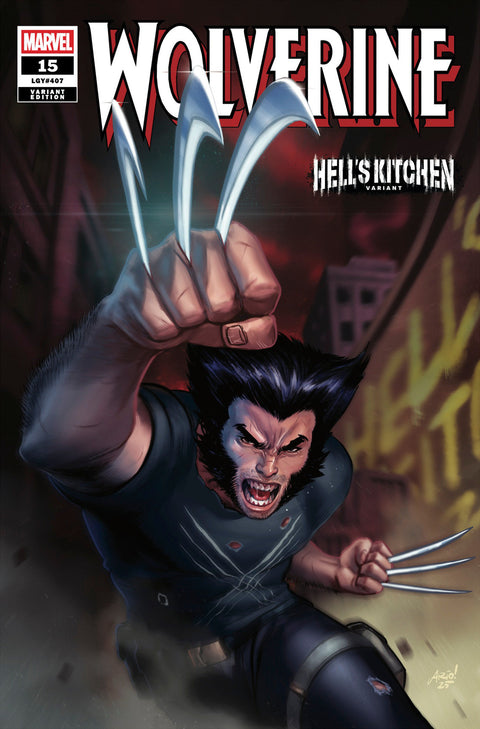 WOLVERINE #15 ARIO ANINDITO HELL'S KITCHEN VARIANT Marvel Saladin Ahmed Mike Henderson Ario Anindito