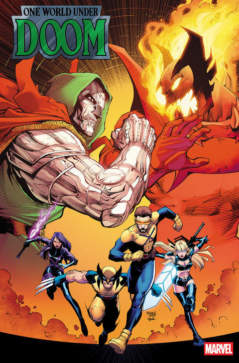 ONE WORLD UNDER DOOM #5 GLEB MELNIKOV VARIANT 1:25 Marvel Ryan North R.B. Silva Gleb Melnikov