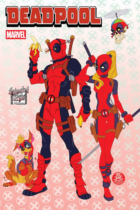 DEADPOOL #11 MARK BROOKS ANIMATED-STYLE VARIANT [DVS] Marvel Cody Ziglar Andrea Di Vito Mark Brooks