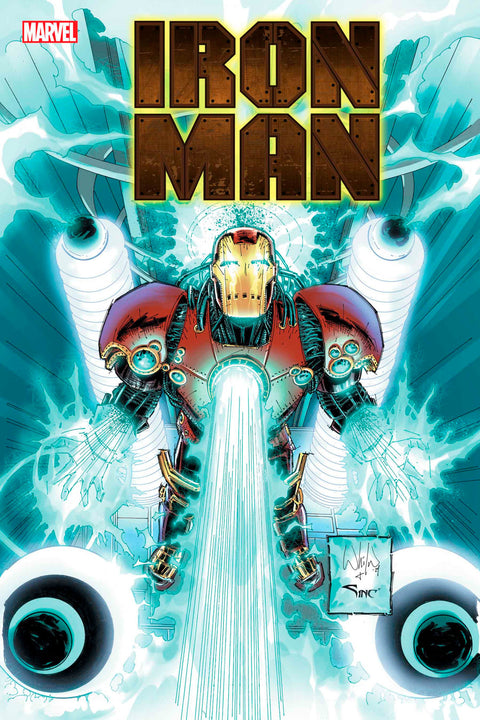 IRON MAN #5 WHILCE PORTACIO VARIANT Marvel Spencer Ackerman Javier Pina Whilce Portacio