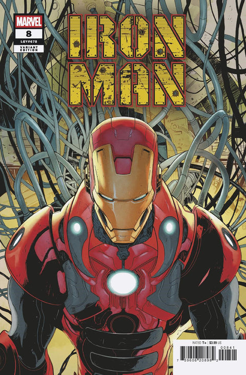 IRON MAN #8 ADAM POLLINA VARIANT Marvel Spencer Ackerman Julius Ohta Adam Polina