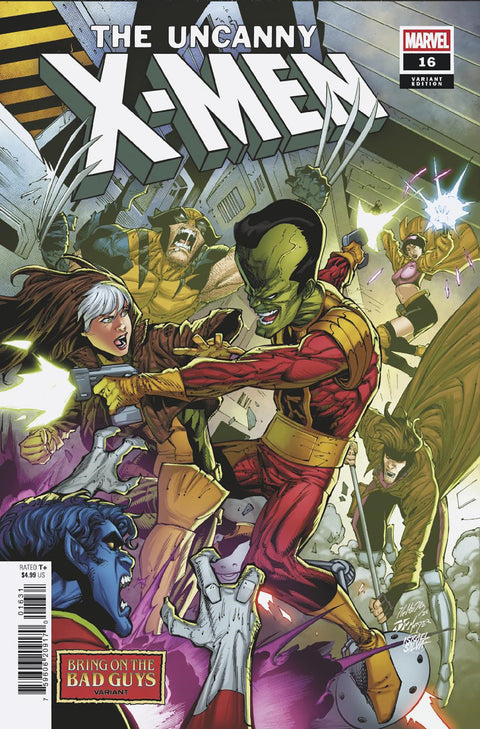 UNCANNY X-MEN #16 NETHO DIAZ BRING ON THE BAD GUYS VARIANT Marvel Gail Simone David Marquez Netho Diaz