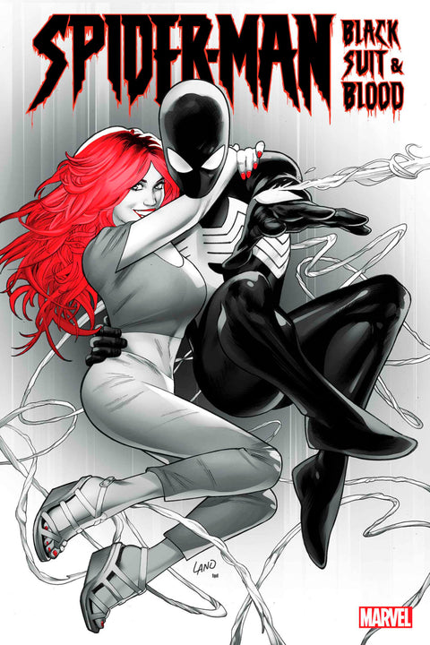 SPIDER-MAN: BLACK SUIT & BLOOD #1 GREG LAND VARIANT Marvel J.M. DeMatteis Elena Casagrande Greg Land