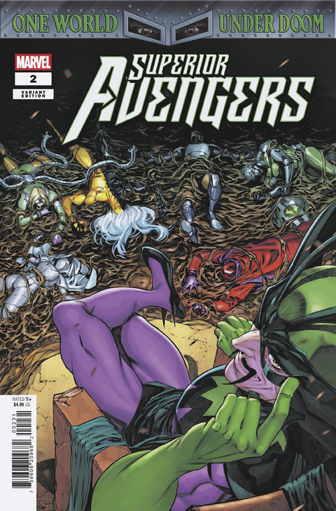 SUPERIOR AVENGERS #2 IBAN COELLO VARIANT [DOOM] Marvel Steve Foxe Luca Maresca Iban Coello