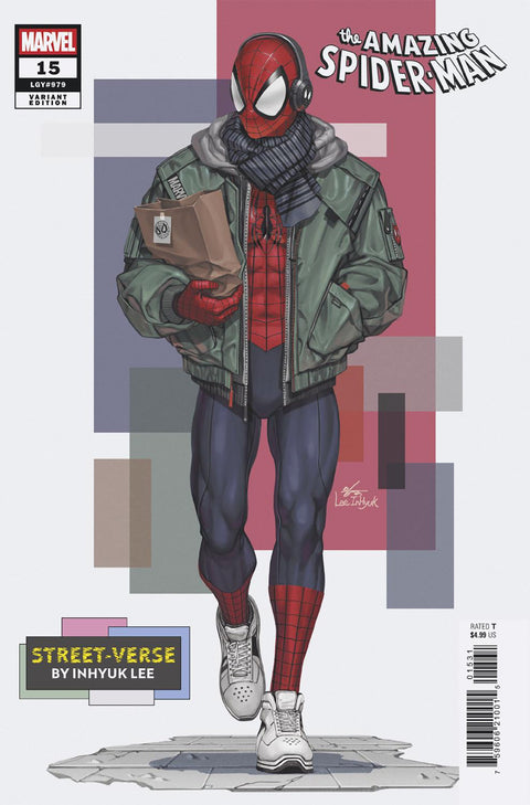 The Amazing Spider-Man, Vol. 7 15 Comic Inhyuk Lee Street-Verse Variant Marvel Comics 2025