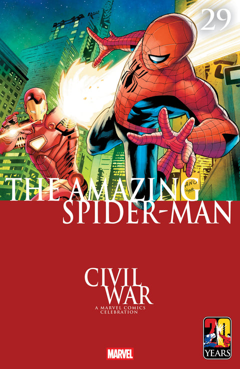 The Amazing Spider-Man, Vol. 7 29 Comic Greg Land Civil War Celebration Variant Marvel Comics 2026