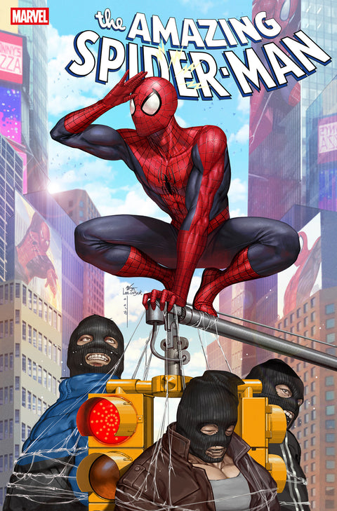 AMAZING SPIDER-MAN #33 INHYUK LEE VARIANT 1:25 Marvel Joe Kelly Ed McGuinness Inhyuk Lee