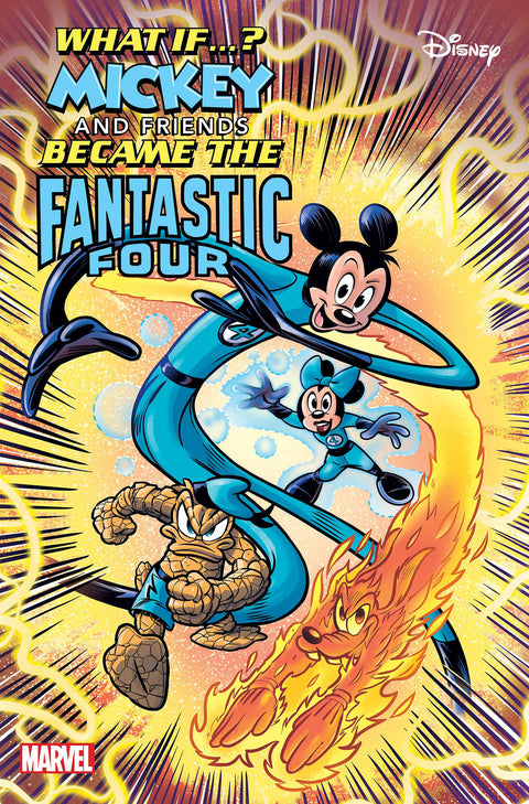 MARVEL & DISNEY: WHAT IF...? MICKEY & FRIENDS BECAME THE FANTASTIC FOUR #1 Marvel Riccardo Secchi Lorenzo Pastrovicchio Lorenzo Pastrovicchio