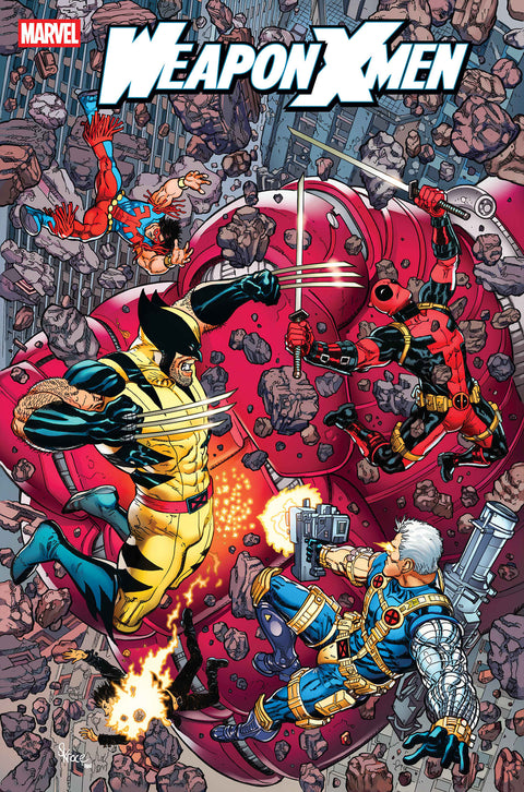 WEAPON X-MEN #4 STEVE SKROCE VARIANT Marvel Joe Casey ChrisCross Steve Skroce