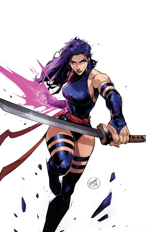 PSYLOCKE #1 HICHAM HABCHI RATIO VIRGIN 2ND PRINTING VARIANT 1:25 Marvel Alyssa Wong Vincenzo Carratu Hicham  Habchi