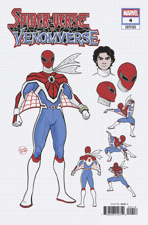 Spider-Verse vs. Venomverse 4 Comic 1:10 Luciano Vecchio Design Marvel Comics 2025