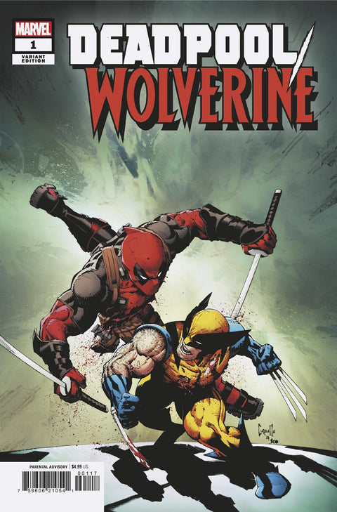 DEADPOOL/WOLVERINE #1 GREG CAPULLO VARIANT 1:50 Marvel Benjamin Percy Joshua Cassara Greg Capullo