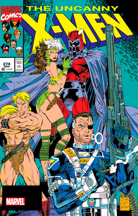 UNCANNY X-MEN #274 FACSIMILE EDITION Marvel Chris Claremont Jim Lee Jim Lee