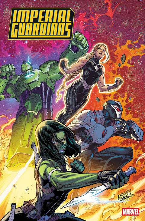 IMPERIAL GUARDIANS #1 NETHO DIAZ VARIANT Marvel Dan Abnett Marcelo Ferreira Netho Diaz