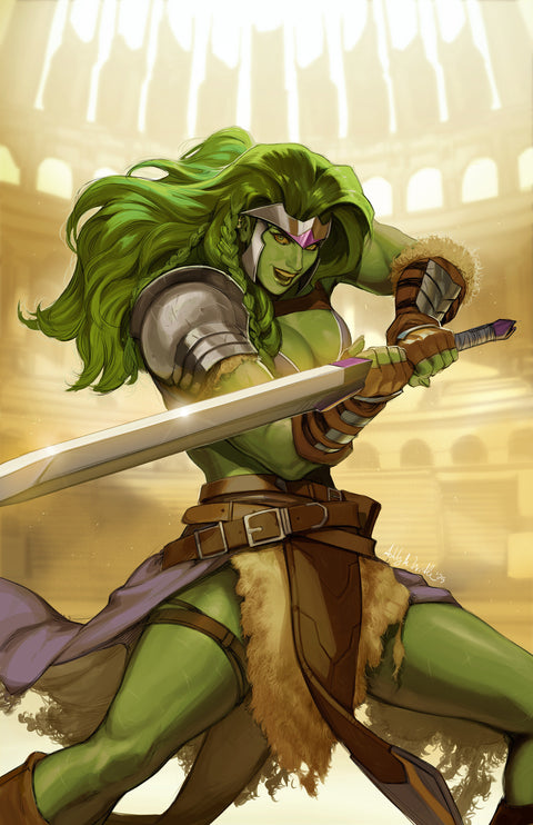 PLANET SHE-HULK #5 ASHLEY WITTER SHE-HULK VIRGIN VARIANT 1:50 Marvel Stephanie Phillips Aaron Kuder Ashley Witter