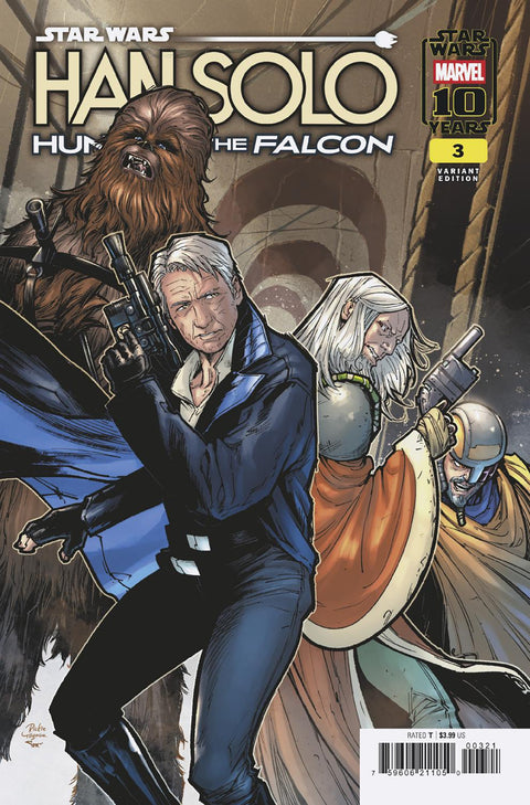 Star Wars: Han Solo - Hunt for the Falcon 3 Comic Rickie Yagawa Variant Marvel Comics 2025
