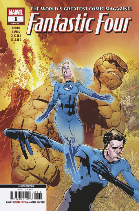 Fantastic Four, Vol. 8 1 Comic 2nd Printing Mahmud Asrar Marvel Comics 2025