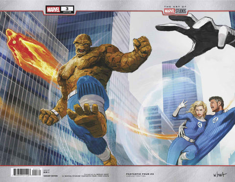 Fantastic Four, Vol. 8 3 Comic Wesley Burt Marvel Studios Wraparound Variant Marvel Comics 2025
