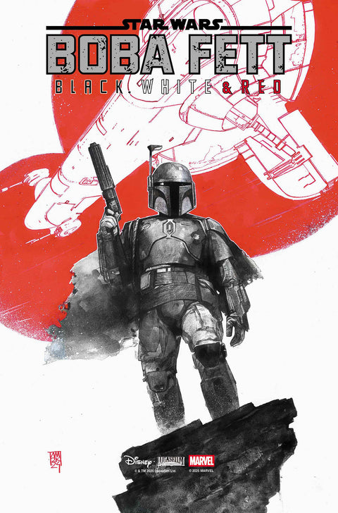 Star Wars: Boba Fett - Black, White And Red 1 Comic Alex Maleev Marvel Comics 2025