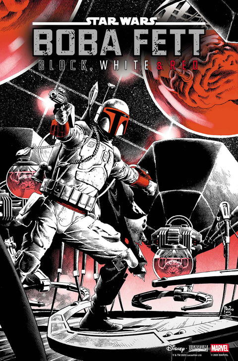 Star Wars: Boba Fett - Black, White And Red 3 Comic Paulo Siqueira Variant Marvel Comics 2025