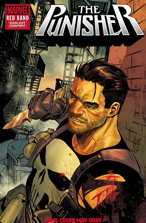 PUNISHER: RED BAND #3 MARCO CHECCHETTO 2ND PRINTING VARIANT [POLYBAGGED] Marvel Benjamin Percy Julius Ohta Marco Checchetto