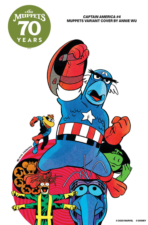 Captain America, Vol. 12 4 Comic Annie Wu Muppets Marvel Comics 2025