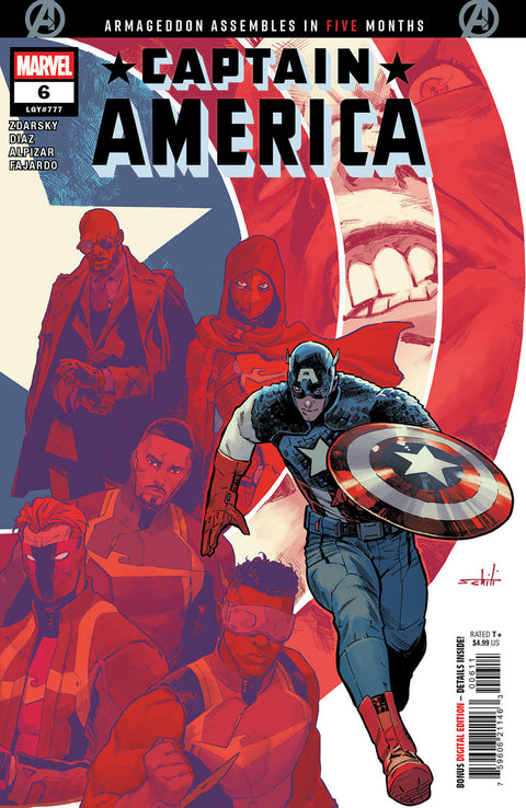 CAPTAIN AMERICA #6 Marvel Chip Zdarsky Valerio Schiti Ben Harvey