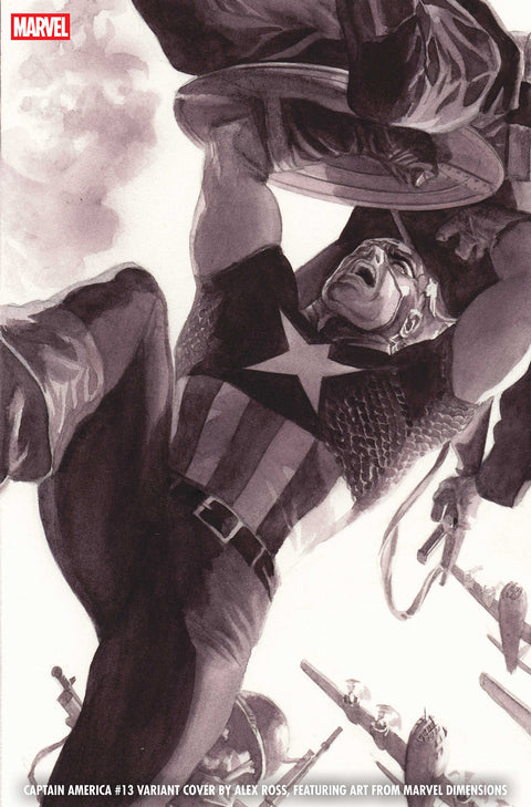 CAPTAIN AMERICA #13 ALEX ROSS MARVEL DIMENSIONS VARIANT [ARM] Marvel Chip Zdarsky Ton Lima Alex Ross