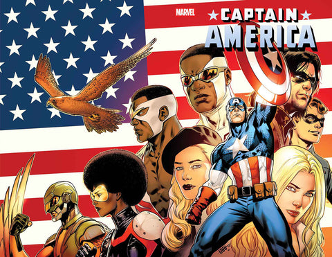 CAPTAIN AMERICA #13 CAFU SEMIQUINCENTENNIAL WRAPAROUND VARIANT [ARM] Marvel Chip Zdarsky Ton Lima Cafu