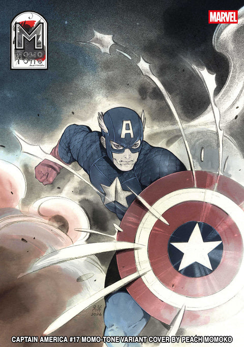 CAPTAIN AMERICA #17 PEACH MOMOKO MOMO-TONE VARIANT Marvel Chip Zdarsky Ton Lima Peach Momoko