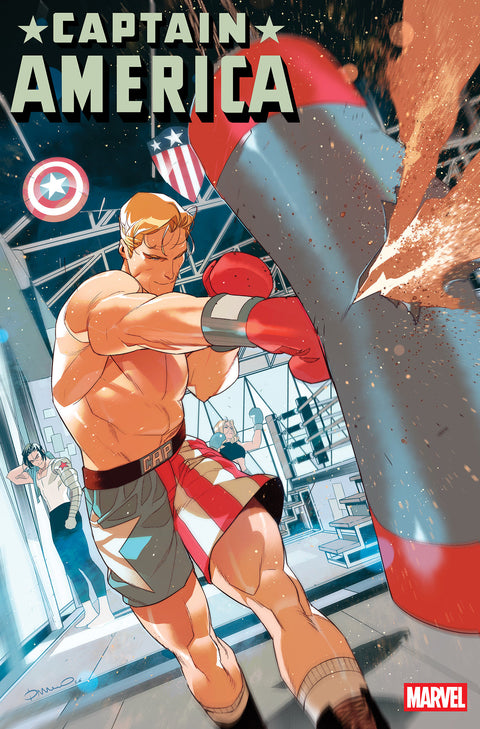 CAPTAIN AMERICA #17 SIMONE DI MEO WORKOUT VARIANT Marvel Chip Zdarsky Ton Lima Simone Di Meo