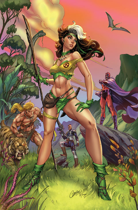 ROGUE: THE SAVAGE LAND #1 J. SCOTT CAMPBELL ROGUE VIRGIN VARIANT 1:100 Marvel Tim Seeley Zulema Scotto Lavina J Scott Campbell