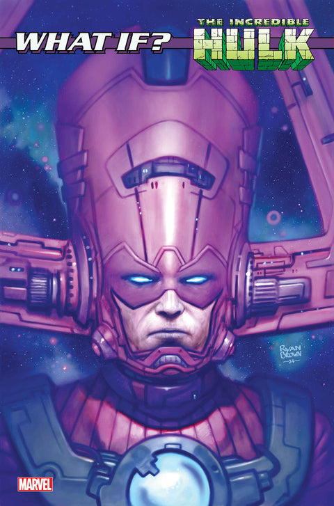 WHAT IF...? GALACTUS: GALACTUS TRANSFORMED HULK? #1 RYAN BROWN VARIANT Marvel Mat Groom Lan Medina Ryan Brown