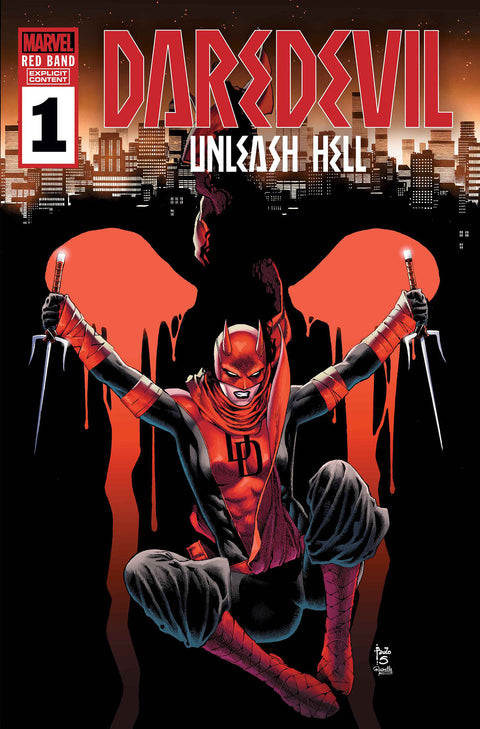 DAREDEVIL: UNLEASH HELL - RED BAND #1 [POLYBAGGED] Marvel Erica Schultz Valentina Pinti Paulo Siqueira