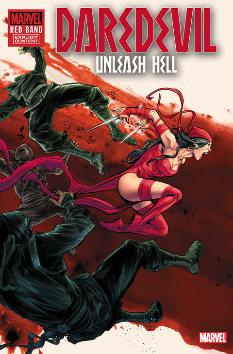 DAREDEVIL: UNLEASH HELL - RED BAND #1 JOELLE JONES VARIANT [POLYBAGGED] 1:25 Marvel Erica Schultz Valentina Pinti Joelle Jones