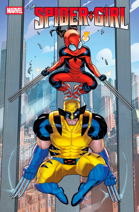 SPIDER-GIRL #1 JAVIER GARRON SPIDER-GIRL FUNHOUSE MIRROR VARIANT Marvel Torunn Gronbekk Andre Risso Javier Garron